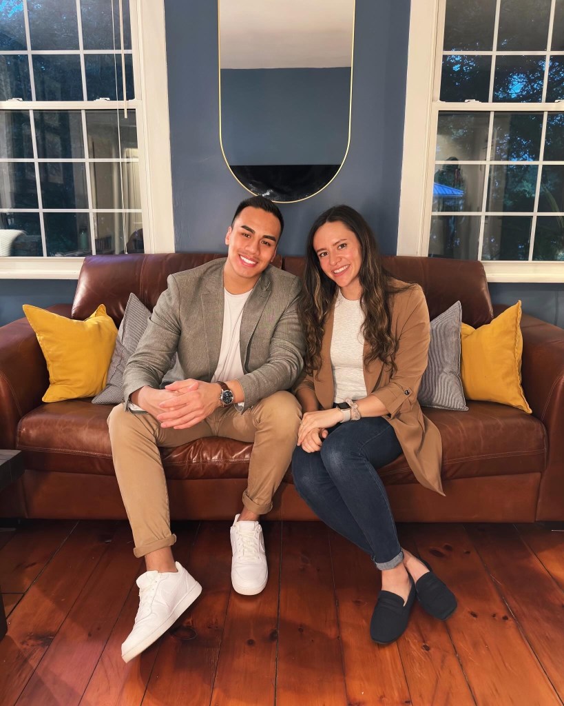 Bride opening bachnbeyond package